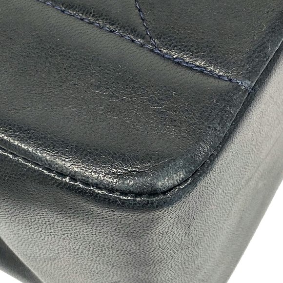 Chanel Shoulder Bag Diana Chain Lambskin Black Gold Hardware Women's - Picture 6 of 14